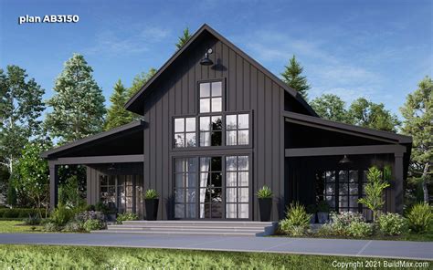 metal barn house with wooden front porch|diy barndominium floor plans.